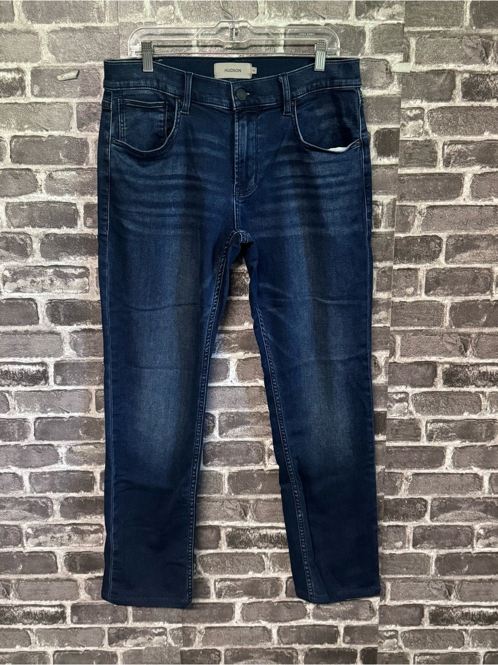 Hudson Blake Slim Straight jeans Blue shadow wash